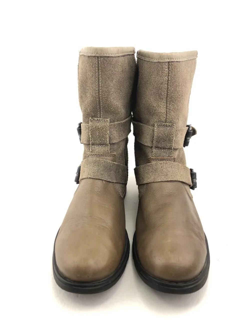 Sorel Major Moto Tan Leather Boots 8.5